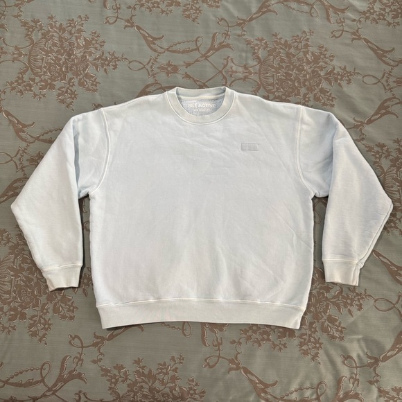 SET Active Crewneck Sweatshirt Light Blue Women Size Medium - Picture 1 of 7